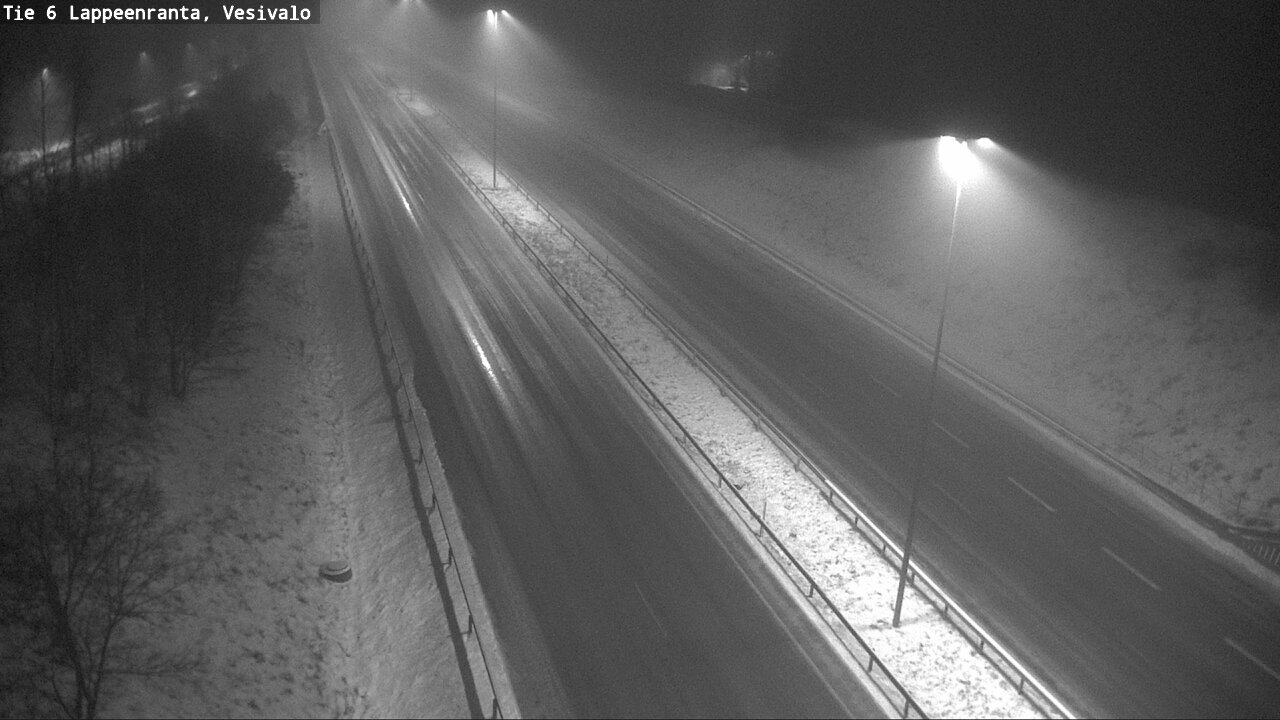Weather Camera Image Road 6 Lappeenranta, Vesivalo, Lappeenranta, Etelä-Karjala