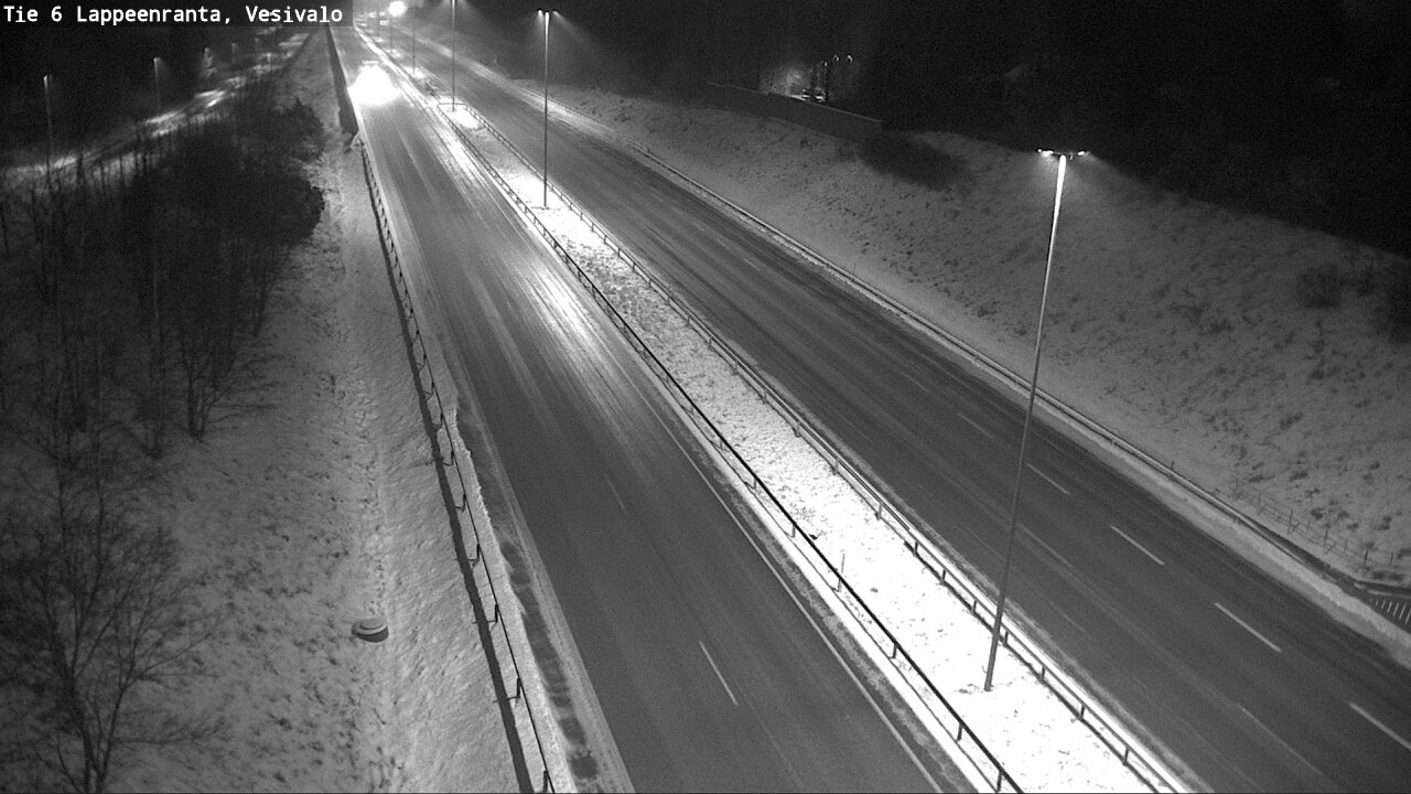 Weather Camera Image Road 6 Lappeenranta, Vesivalo, Lappeenranta, Etelä-Karjala