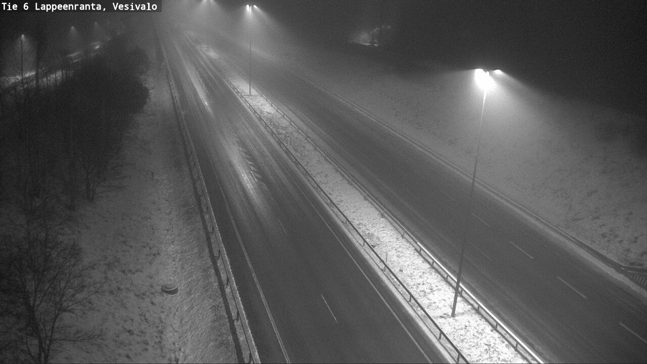 Weather Camera Image Road 6 Lappeenranta, Vesivalo, Lappeenranta, Etelä-Karjala