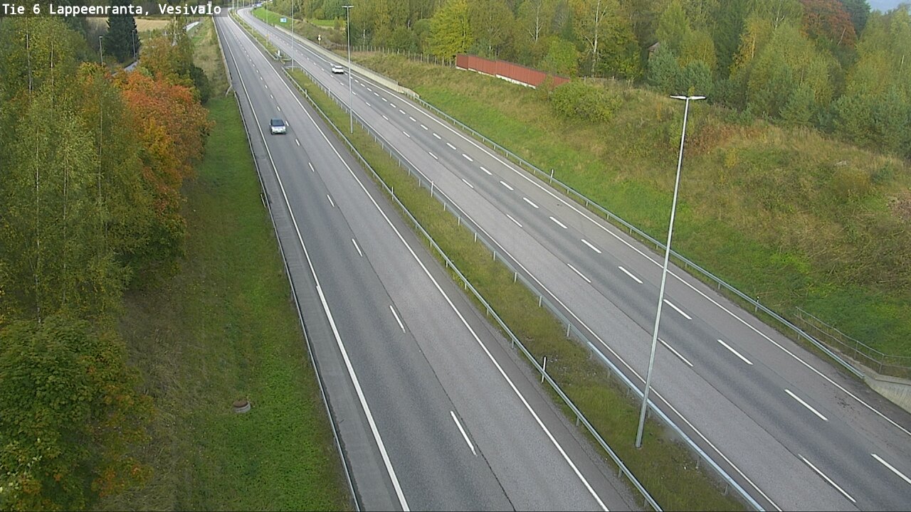 Weather Camera Image Road 6 Lappeenranta, Vesivalo, Lappeenranta, Etelä-Karjala