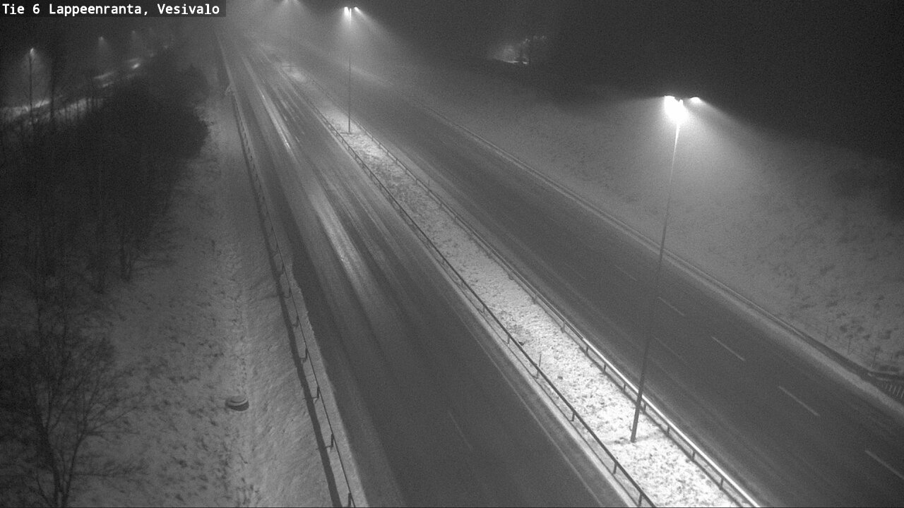 Weather Camera Image Road 6 Lappeenranta, Vesivalo, Lappeenranta, Etelä-Karjala