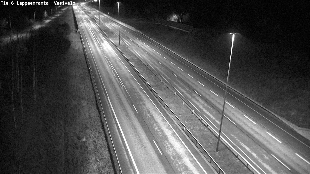 Weather Camera Image Road 6 Lappeenranta, Vesivalo, Lappeenranta, Etelä-Karjala