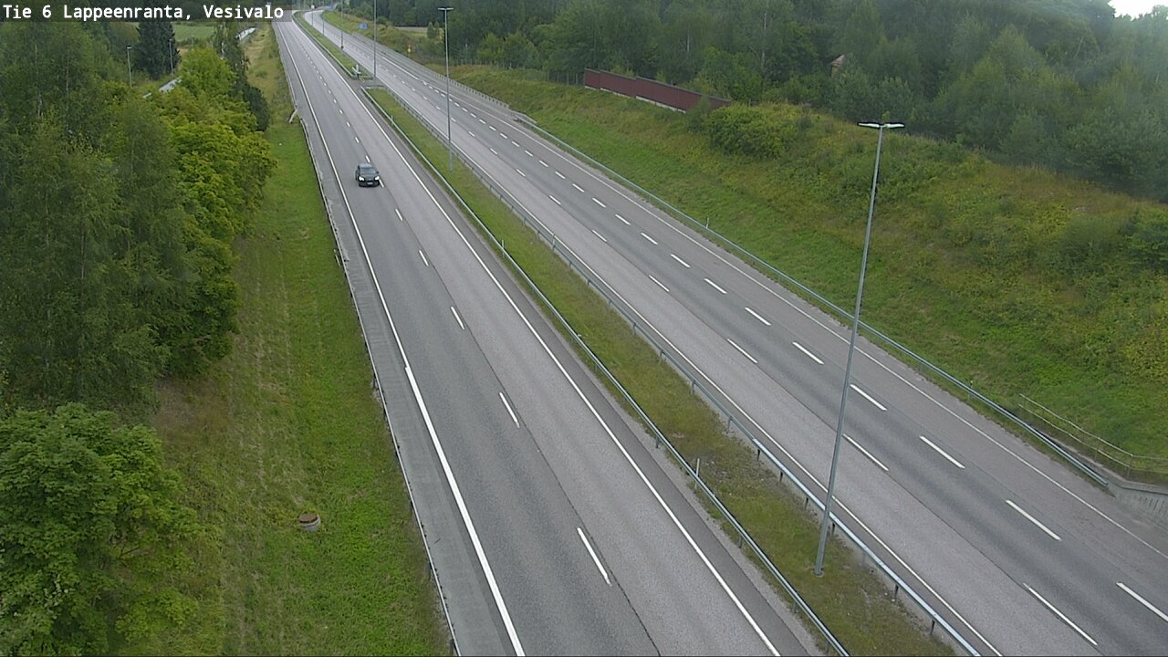 Weather Camera Image Road 6 Lappeenranta, Vesivalo, Lappeenranta, Etelä-Karjala