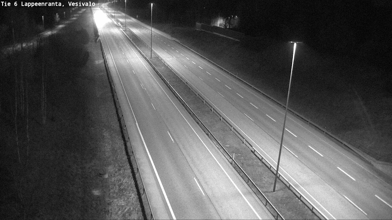 Weather Camera Image Road 6 Lappeenranta, Vesivalo, Lappeenranta, Etelä-Karjala