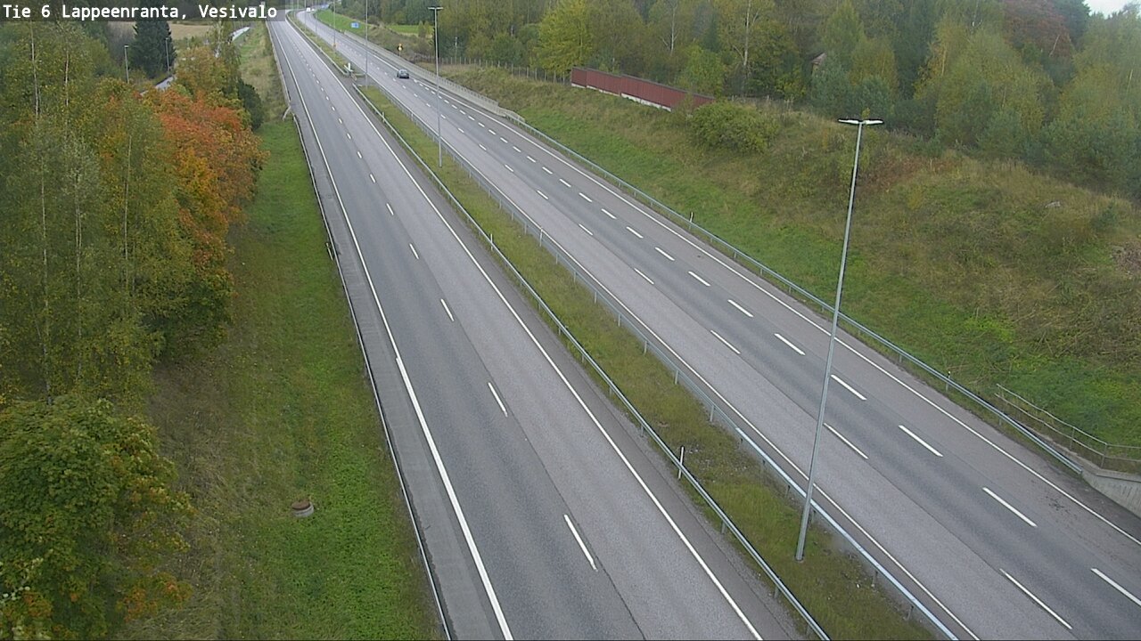Weather Camera Image Road 6 Lappeenranta, Vesivalo, Lappeenranta, Etelä-Karjala