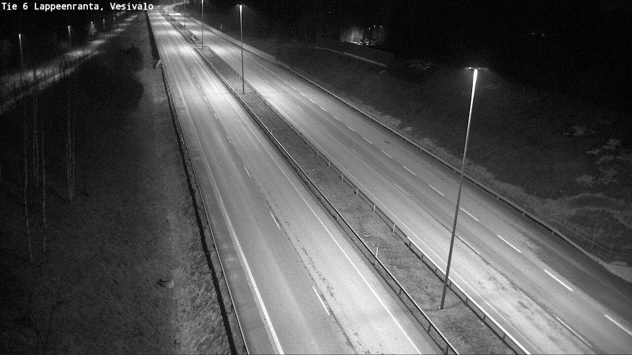 Weather Camera Image Väg 6 Villmanstrand, Vesivalo, Lappeenranta, Etelä-Karjala