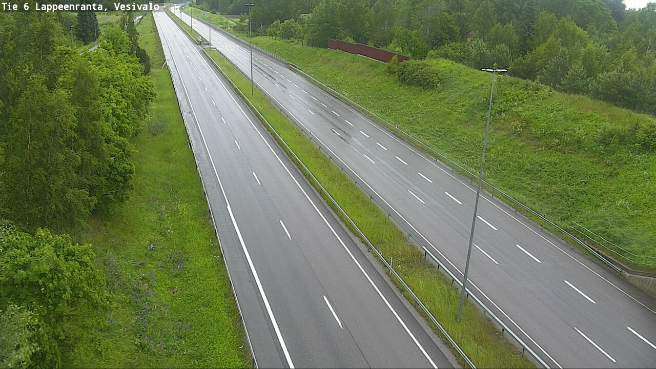 Weather Camera Image Väg 6 Villmanstrand, Vesivalo, Lappeenranta, Etelä-Karjala