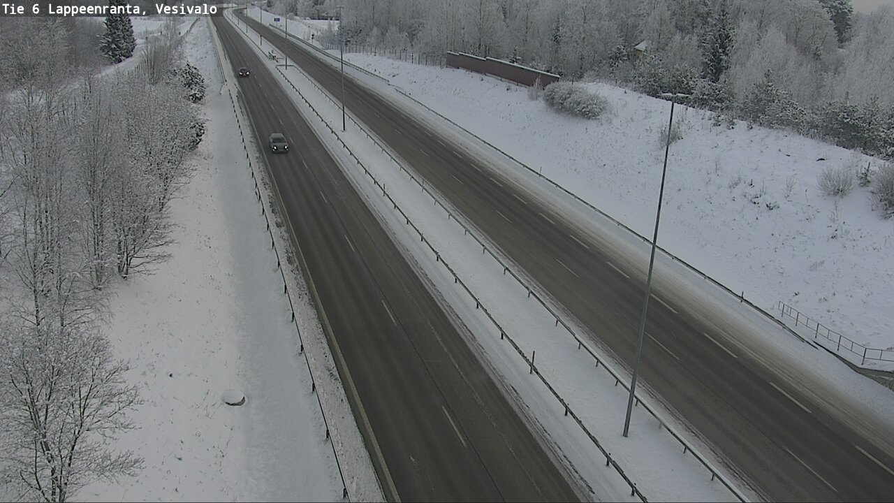 Weather Camera Image Väg 6 Villmanstrand, Vesivalo, Lappeenranta, Etelä-Karjala