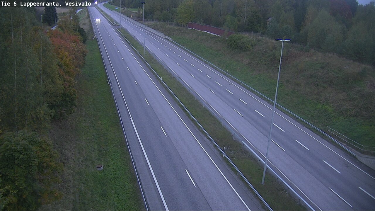 Weather Camera Image Road 6 Lappeenranta, Vesivalo, Lappeenranta, Etelä-Karjala