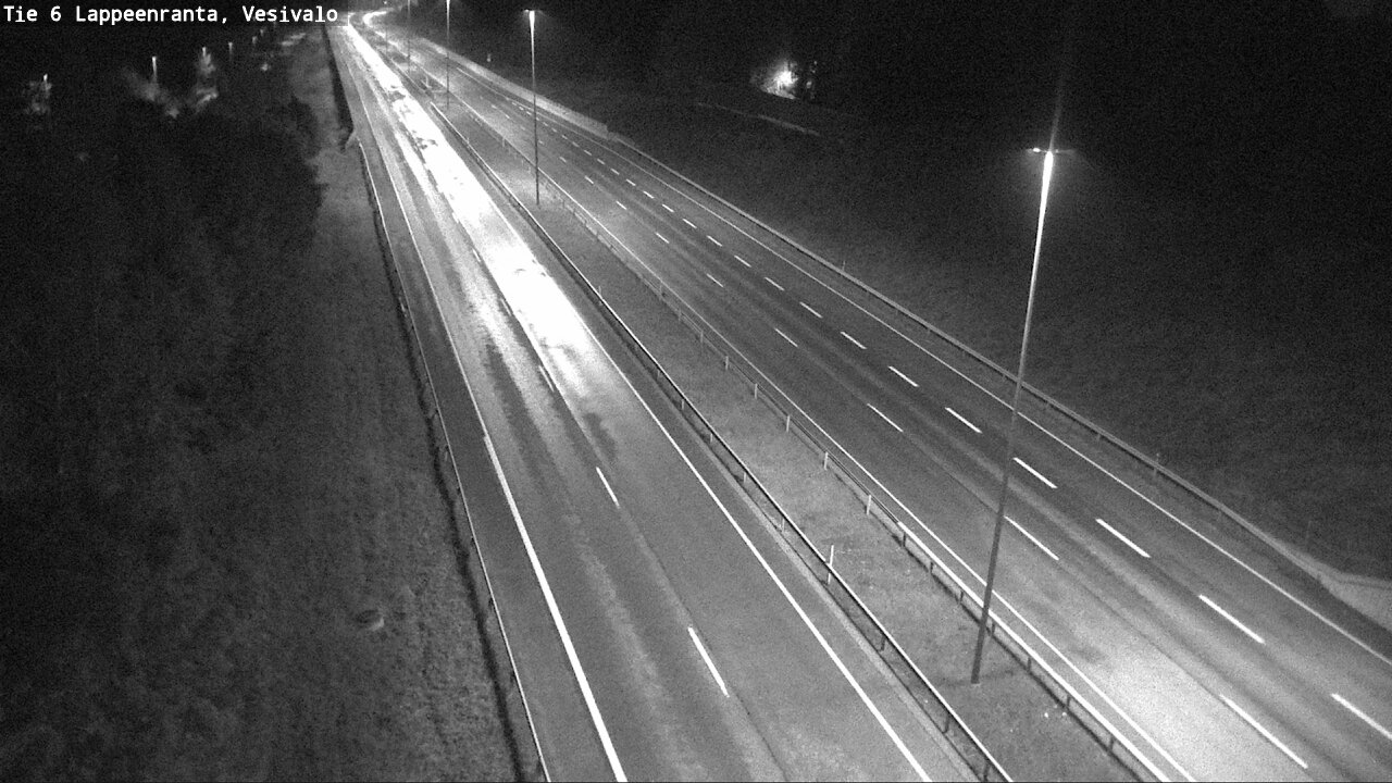 Weather Camera Image Road 6 Lappeenranta, Vesivalo, Lappeenranta, Etelä-Karjala