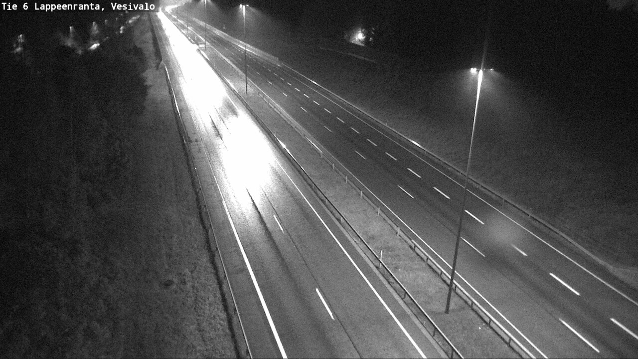 Weather Camera Image Road 6 Lappeenranta, Vesivalo, Lappeenranta, Etelä-Karjala
