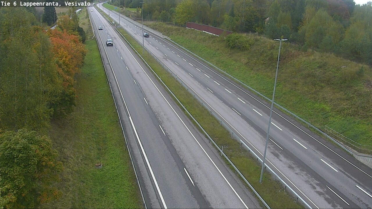 Weather Camera Image Road 6 Lappeenranta, Vesivalo, Lappeenranta, Etelä-Karjala