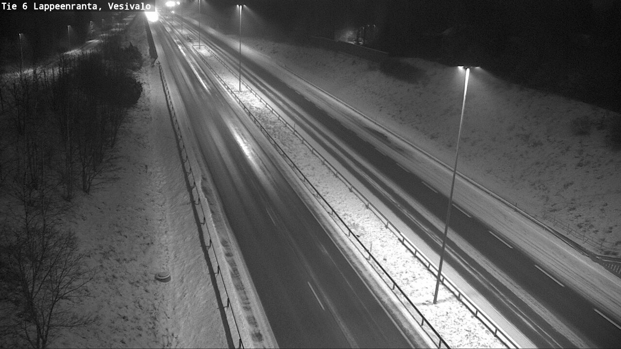 Weather Camera Image Road 6 Lappeenranta, Vesivalo, Lappeenranta, Etelä-Karjala