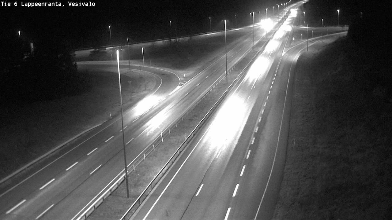 Weather Camera Image Väg 6 Villmanstrand, Vesivalo, Lappeenranta, Etelä-Karjala