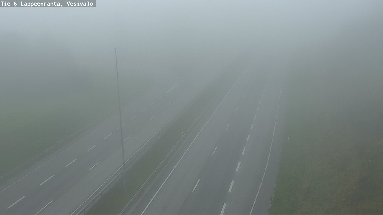 Weather Camera Image Road 6 Lappeenranta, Vesivalo, Lappeenranta, Etelä-Karjala