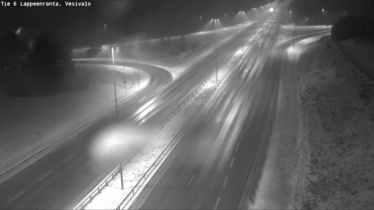 Weather Camera Image Väg 6 Villmanstrand, Vesivalo, Lappeenranta, Etelä-Karjala