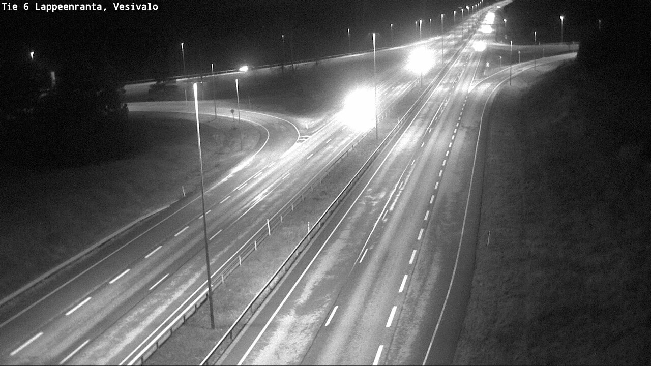 Weather Camera Image Road 6 Lappeenranta, Vesivalo, Lappeenranta, Etelä-Karjala