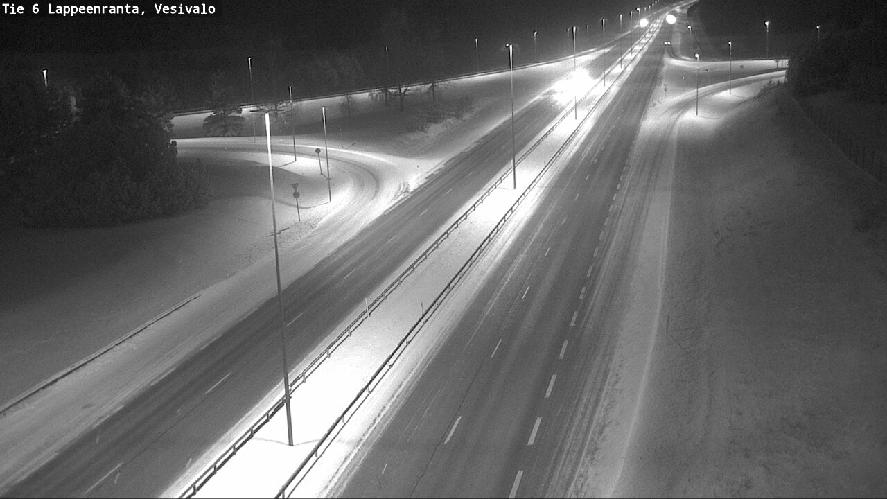Weather Camera Image Road 6 Lappeenranta, Vesivalo, Lappeenranta, Etelä-Karjala
