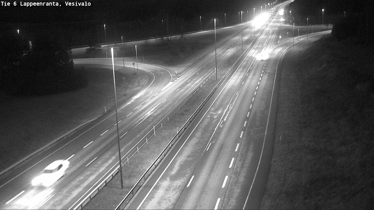 Weather Camera Image Road 6 Lappeenranta, Vesivalo, Lappeenranta, Etelä-Karjala