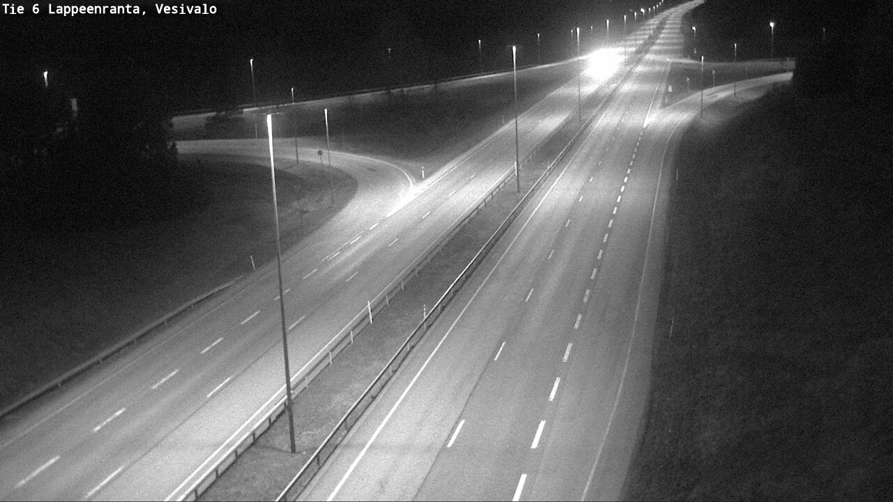 Weather Camera Image Road 6 Lappeenranta, Vesivalo, Lappeenranta, Etelä-Karjala