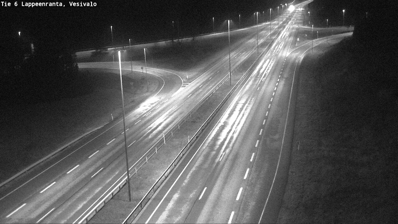 Weather Camera Image Road 6 Lappeenranta, Vesivalo, Lappeenranta, Etelä-Karjala