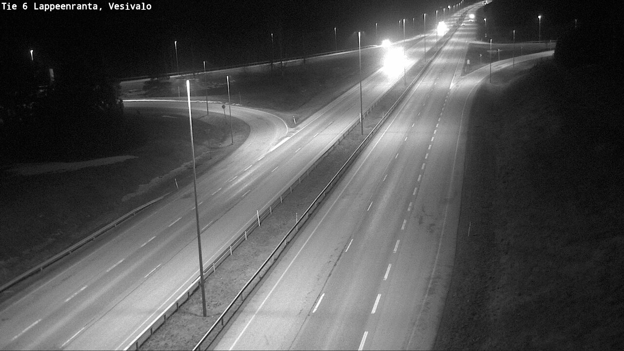 Weather Camera Image Väg 6 Villmanstrand, Vesivalo, Lappeenranta, Etelä-Karjala