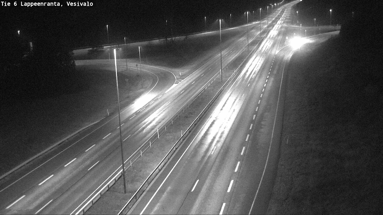Weather Camera Image Väg 6 Villmanstrand, Vesivalo, Lappeenranta, Etelä-Karjala
