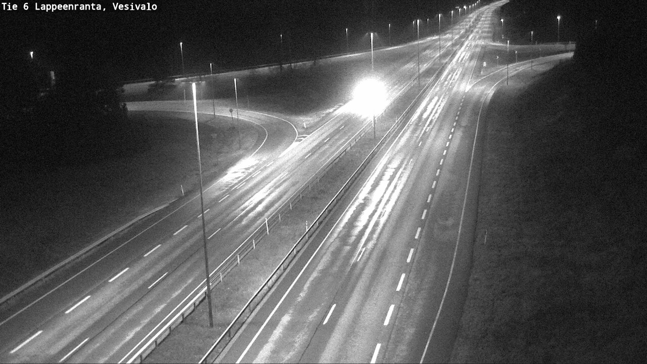 Weather Camera Image Road 6 Lappeenranta, Vesivalo, Lappeenranta, Etelä-Karjala