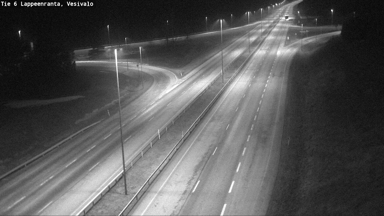 Weather Camera Image Road 6 Lappeenranta, Vesivalo, Lappeenranta, Etelä-Karjala