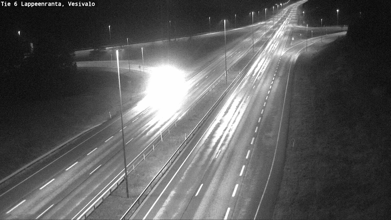 Weather Camera Image Road 6 Lappeenranta, Vesivalo, Lappeenranta, Etelä-Karjala
