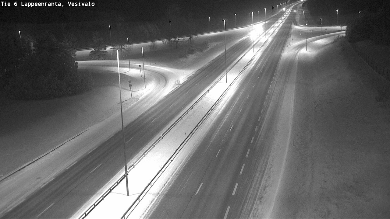 Weather Camera Image Road 6 Lappeenranta, Vesivalo, Lappeenranta, Etelä-Karjala