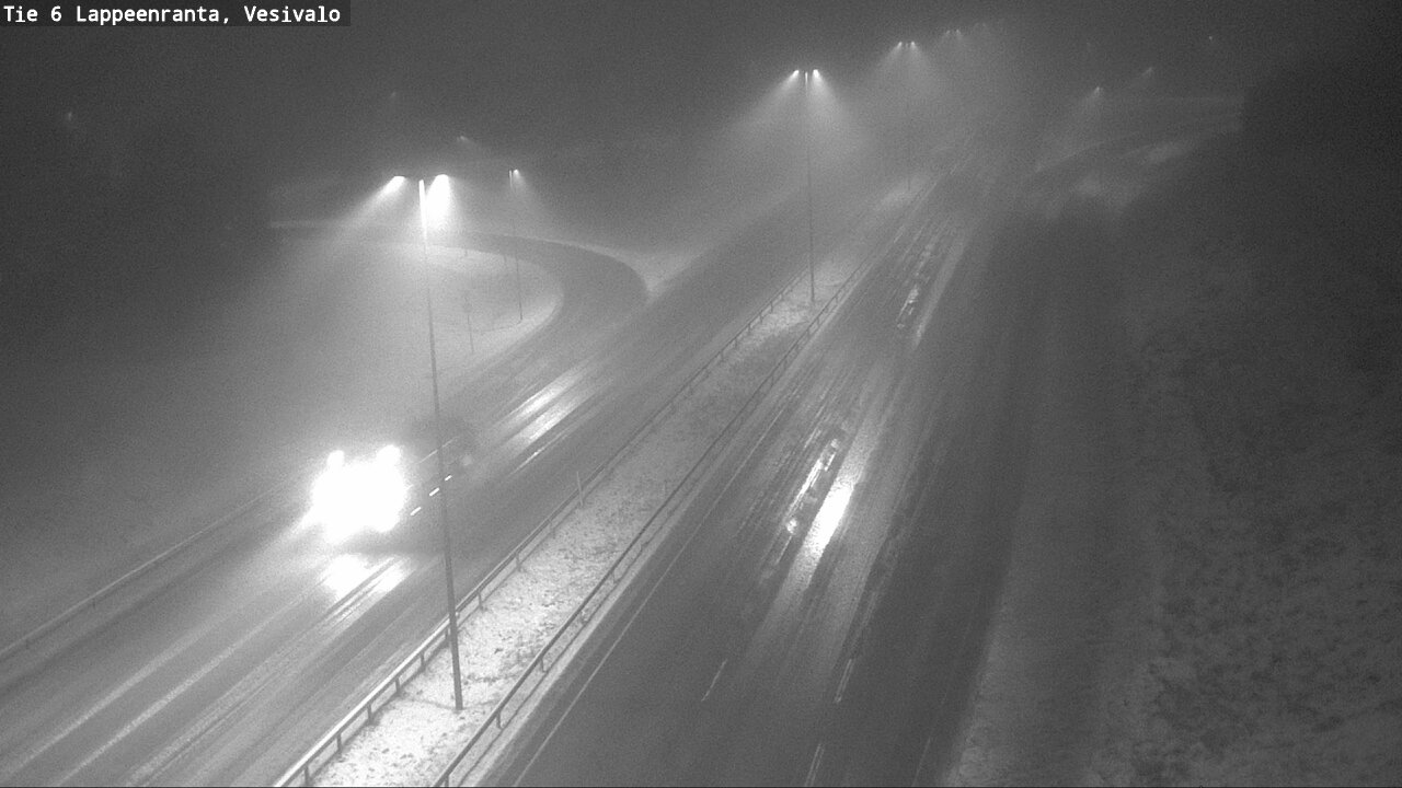 Weather Camera Image Road 6 Lappeenranta, Vesivalo, Lappeenranta, Etelä-Karjala