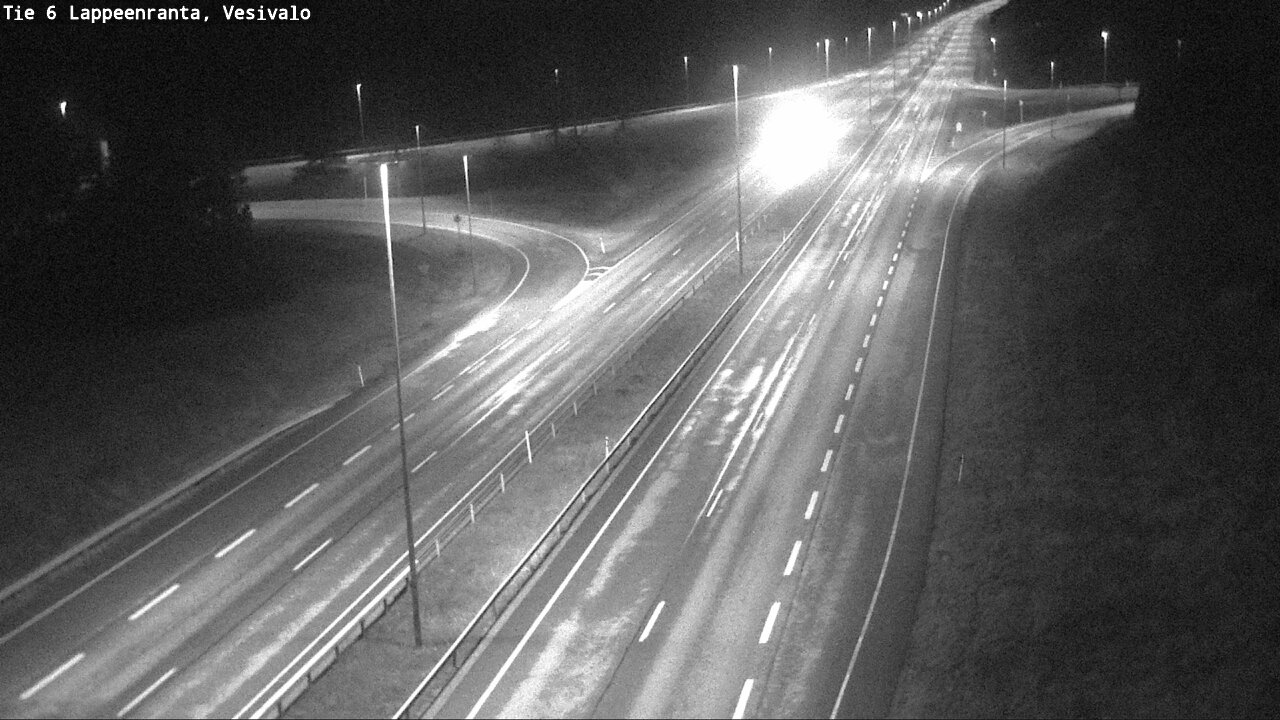 Weather Camera Image Road 6 Lappeenranta, Vesivalo, Lappeenranta, Etelä-Karjala
