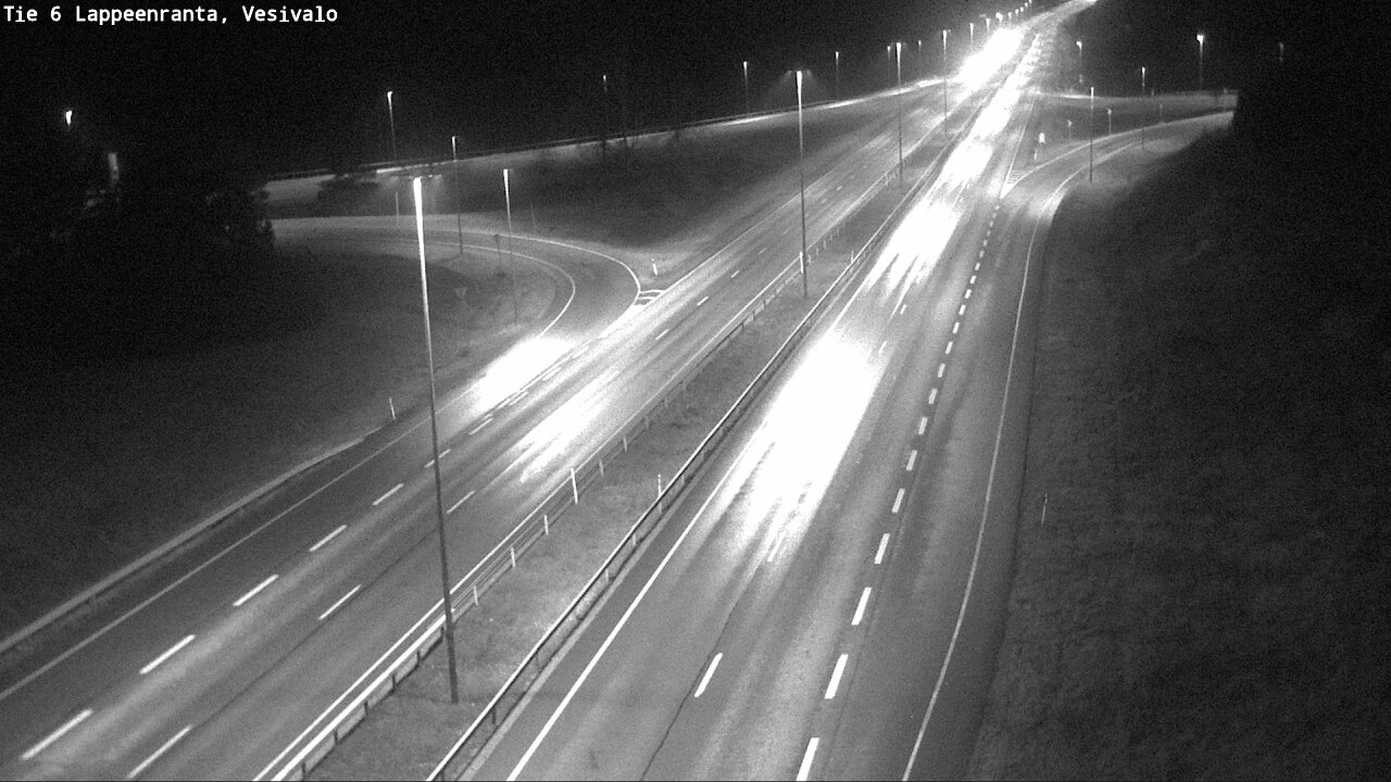 Weather Camera Image Road 6 Lappeenranta, Vesivalo, Lappeenranta, Etelä-Karjala