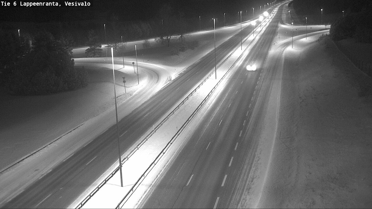 Weather Camera Image Road 6 Lappeenranta, Vesivalo, Lappeenranta, Etelä-Karjala