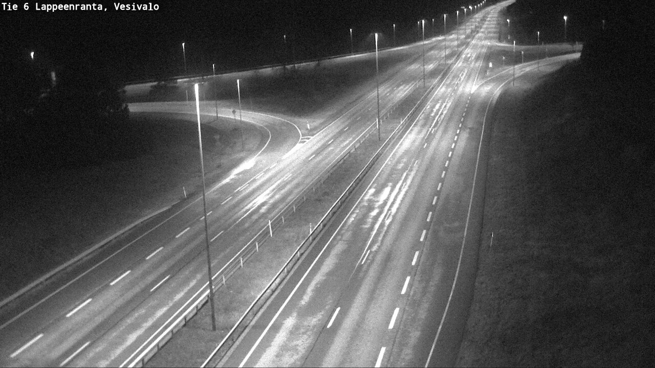 Weather Camera Image Road 6 Lappeenranta, Vesivalo, Lappeenranta, Etelä-Karjala