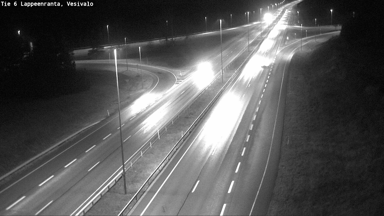 Weather Camera Image Väg 6 Villmanstrand, Vesivalo, Lappeenranta, Etelä-Karjala