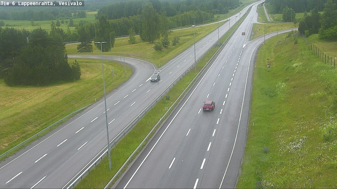 Weather Camera Image Väg 6 Villmanstrand, Vesivalo, Lappeenranta, Etelä-Karjala