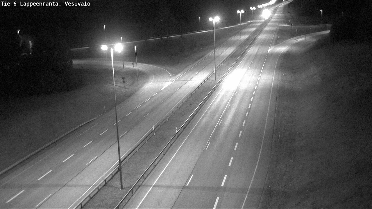 Weather Camera Image Väg 6 Villmanstrand, Vesivalo, Lappeenranta, Etelä-Karjala