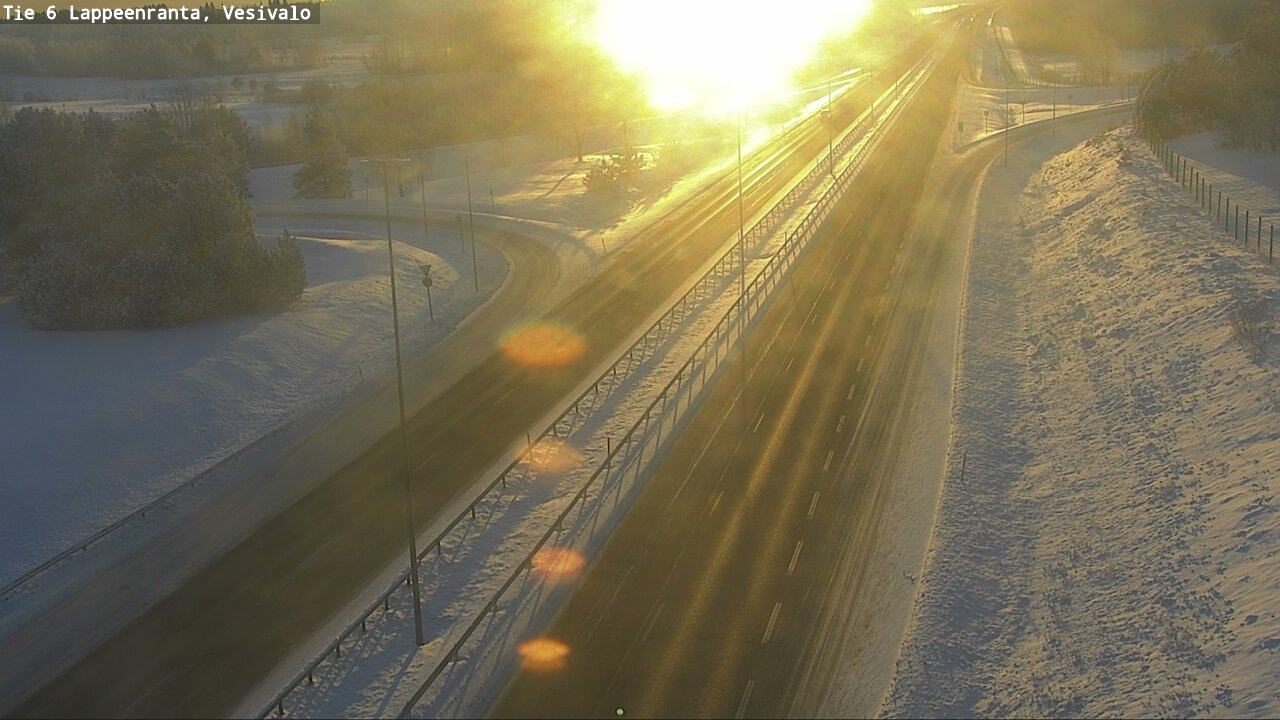 Kelikamerat Kuva Tie 6 Lappeenranta, Vesivalo, Lappeenranta, Etelä-Karjala