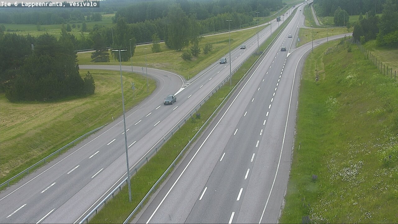 Kelikamerat Kuva Tie 6 Lappeenranta, Vesivalo, Lappeenranta, Etelä-Karjala