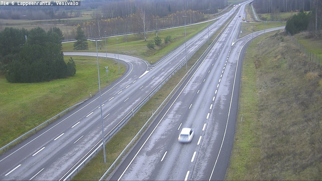 Weather Camera Image Road 6 Lappeenranta, Vesivalo, Lappeenranta, Etelä-Karjala