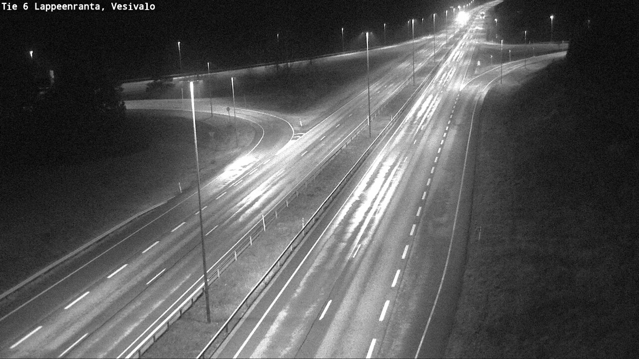 Weather Camera Image Road 6 Lappeenranta, Vesivalo, Lappeenranta, Etelä-Karjala