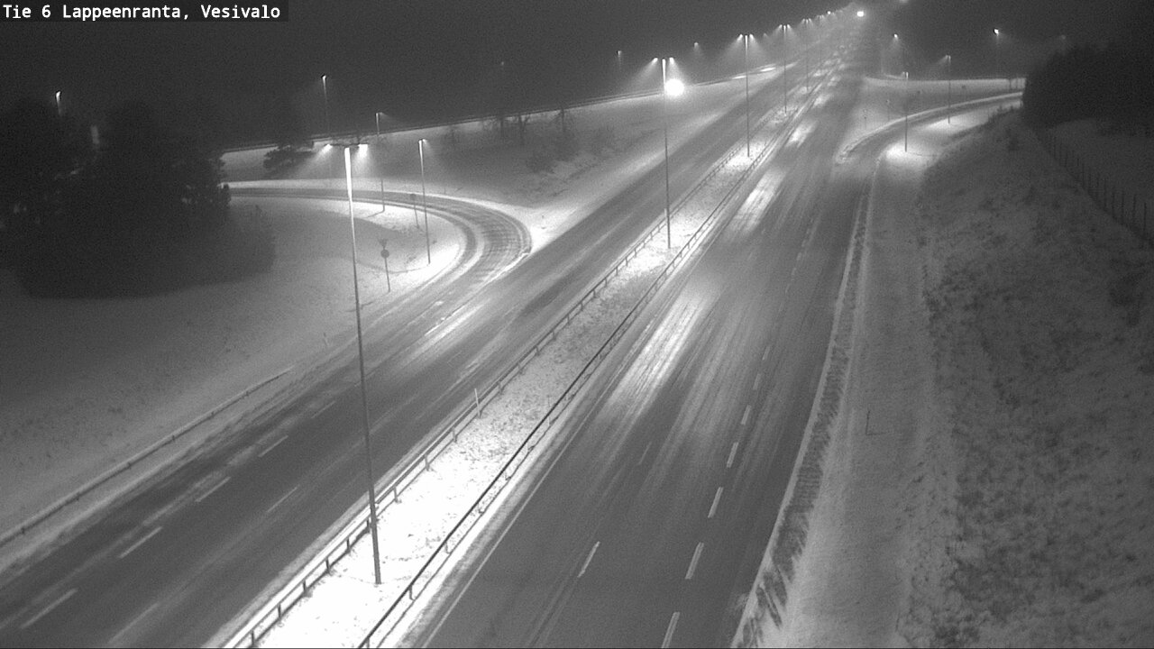 Weather Camera Image Väg 6 Villmanstrand, Vesivalo, Lappeenranta, Etelä-Karjala