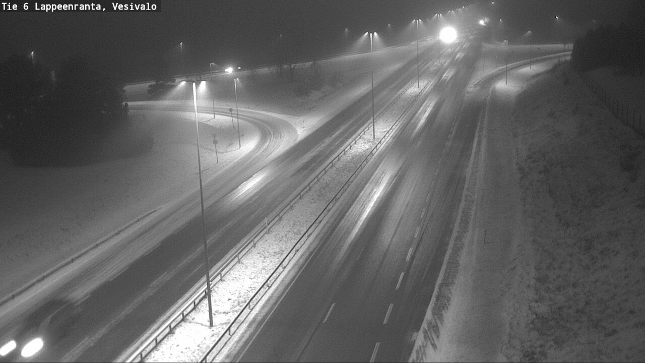 Weather Camera Image Väg 6 Villmanstrand, Vesivalo, Lappeenranta, Etelä-Karjala