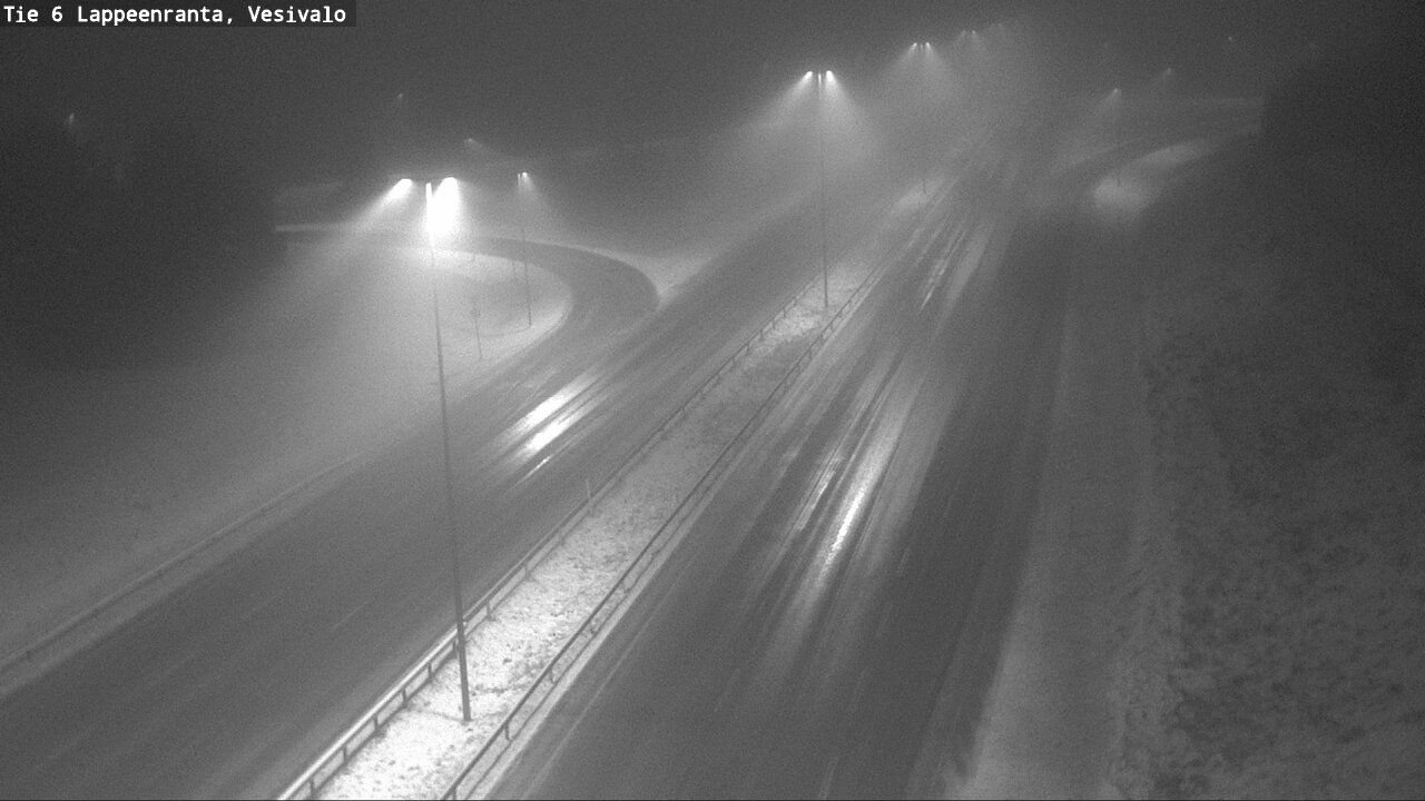 Weather Camera Image Väg 6 Villmanstrand, Vesivalo, Lappeenranta, Etelä-Karjala