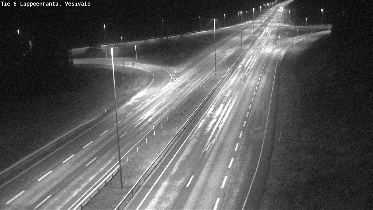 Weather Camera Image Road 6 Lappeenranta, Vesivalo, Lappeenranta, Etelä-Karjala