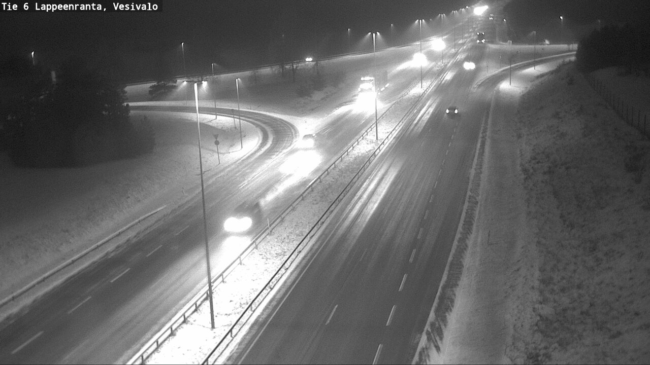 Weather Camera Image Väg 6 Villmanstrand, Vesivalo, Lappeenranta, Etelä-Karjala