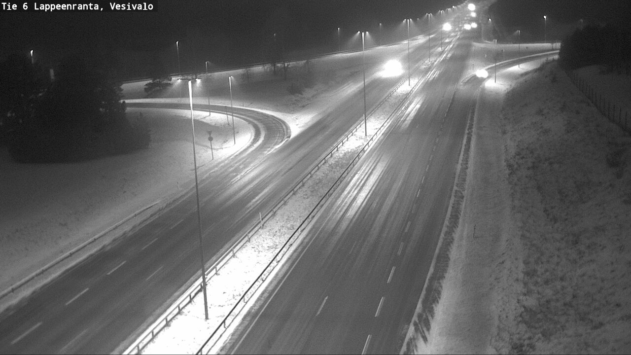 Weather Camera Image Väg 6 Villmanstrand, Vesivalo, Lappeenranta, Etelä-Karjala