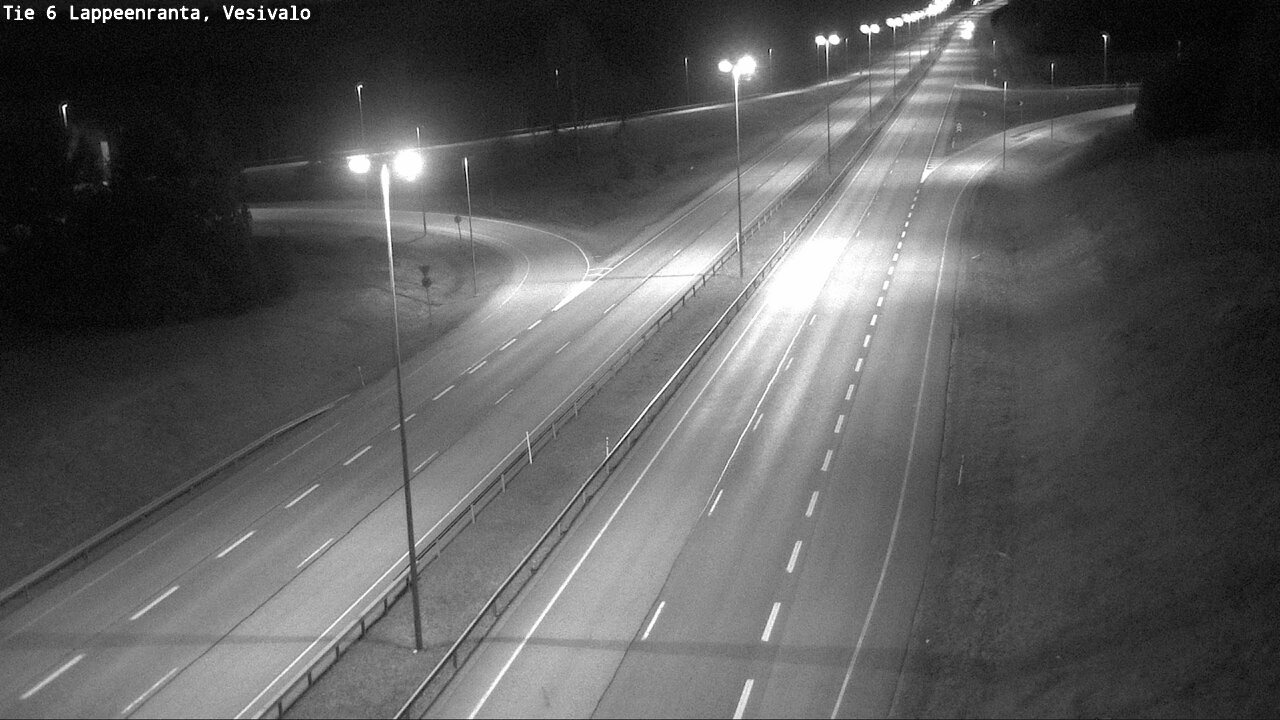 Weather Camera Image Road 6 Lappeenranta, Vesivalo, Lappeenranta, Etelä-Karjala
